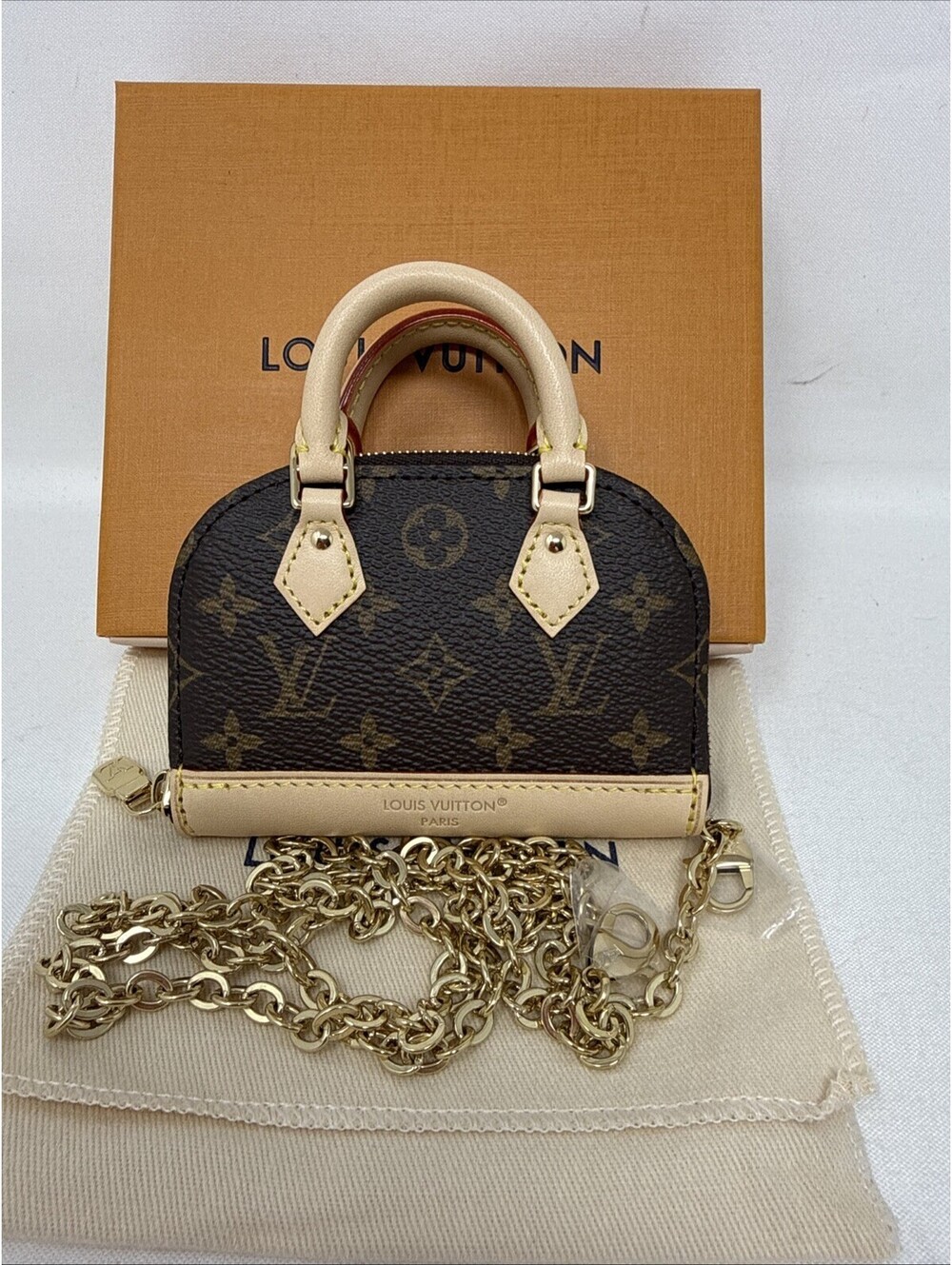 Louis Vuitton Nano Alma Monogram Card Holder NIB